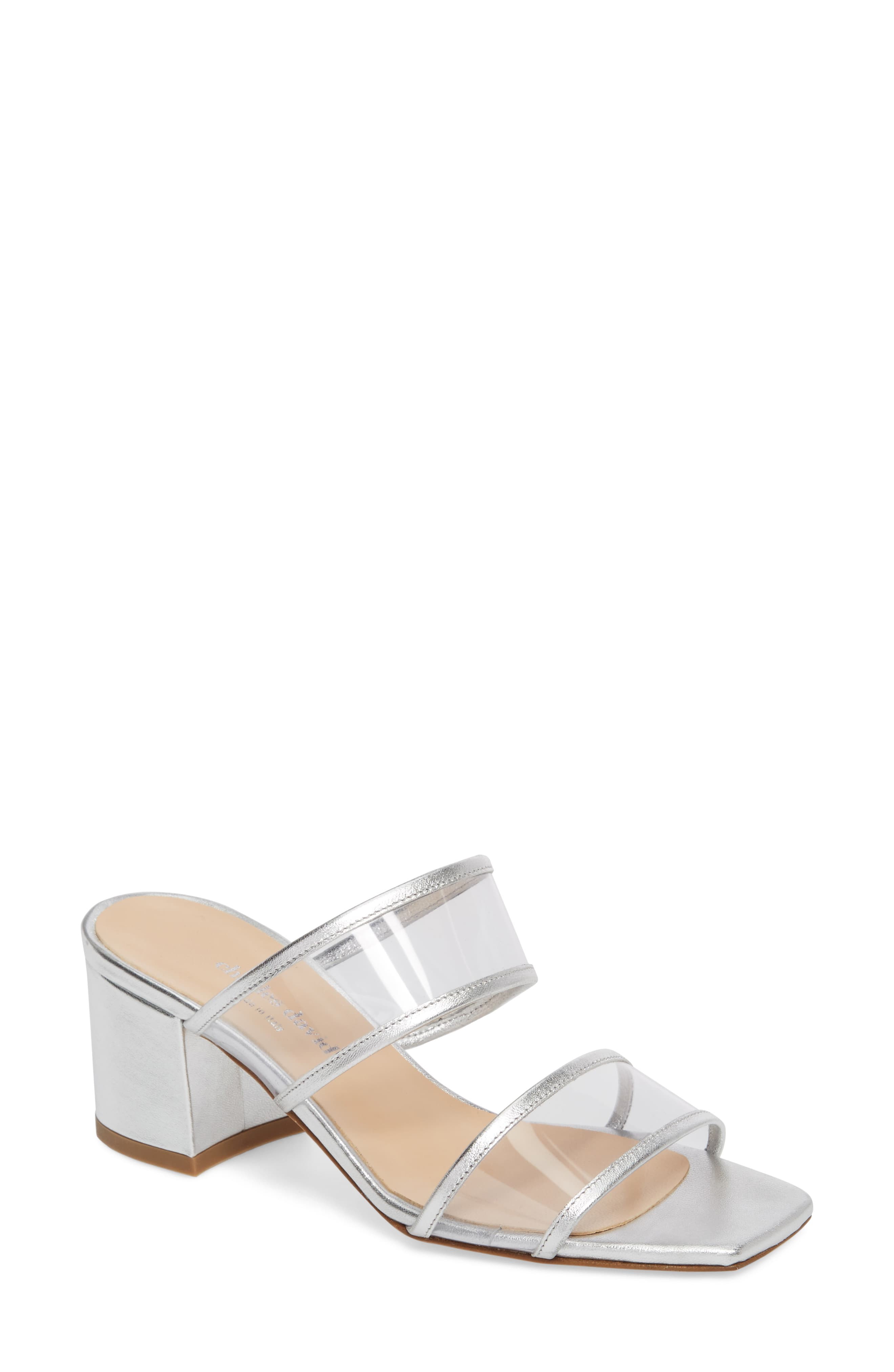 Cally Transparent Strap Slide Sandal | Nordstrom
