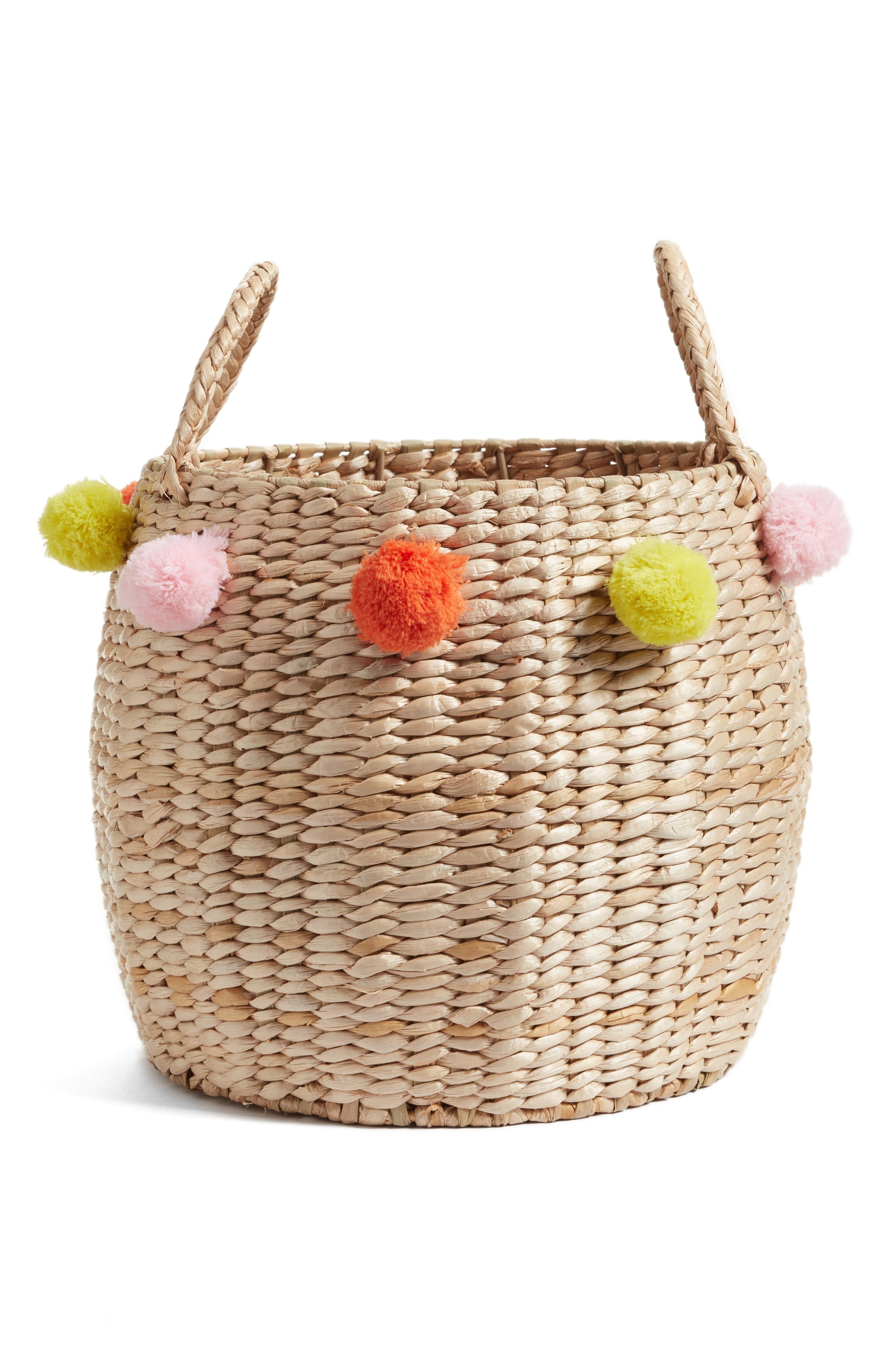 Pompom Wicker Basket | Nordstrom