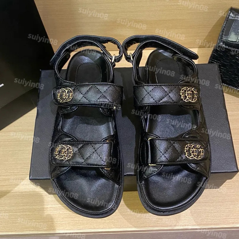 Designer Women sandale Calfskin Dad shoes Sandals Quilted Designer Sandles Shoes Platform Flats L... | DHGate