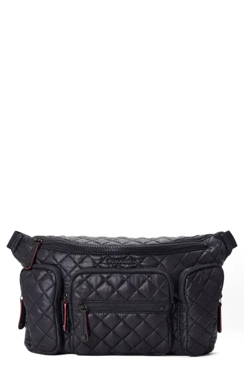 MZ Wallace Extralarge Metro Quilted Nylon Sling Bag in Black at Nordstrom | Nordstrom