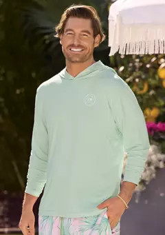 Crown & Ivy™ Sewing Down South x Crown & Ivy™ Craig Long Sleeve Performance Hoodie | Belk