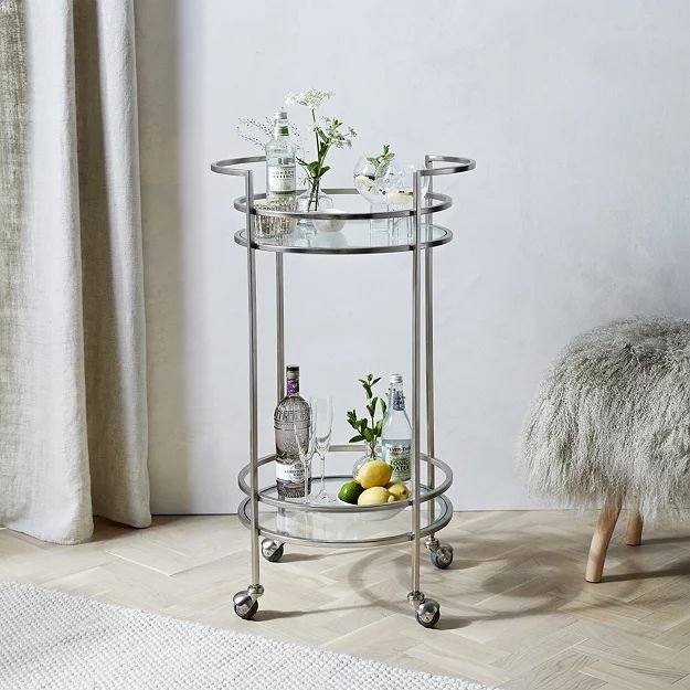 Round Drinks Trolley | The White Company (UK)