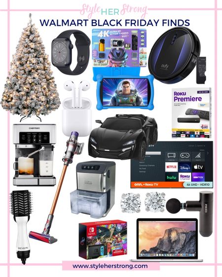 Walmart Black Friday Deals for Days:
Dyson vacuum, flocked prelit Christmas tree, roku, tablet, rude in car, nugget ice maker, espresso machine, tv

#LTKGiftGuide #LTKCyberweek #LTKsalealert
