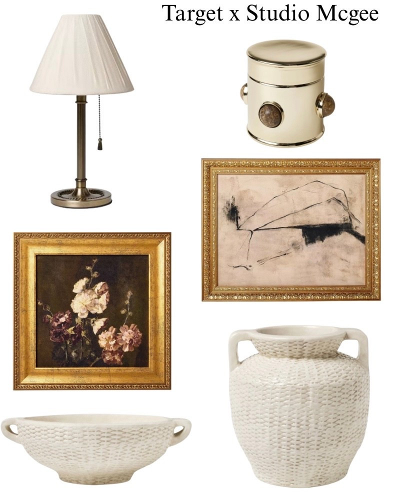Target d Studio McGee new arrivals, wall art, mini table lamp, bowl, vase, abstract, brass framed floral picture, French, modern, coastal.

#LTKSaleAlert #LTKHome