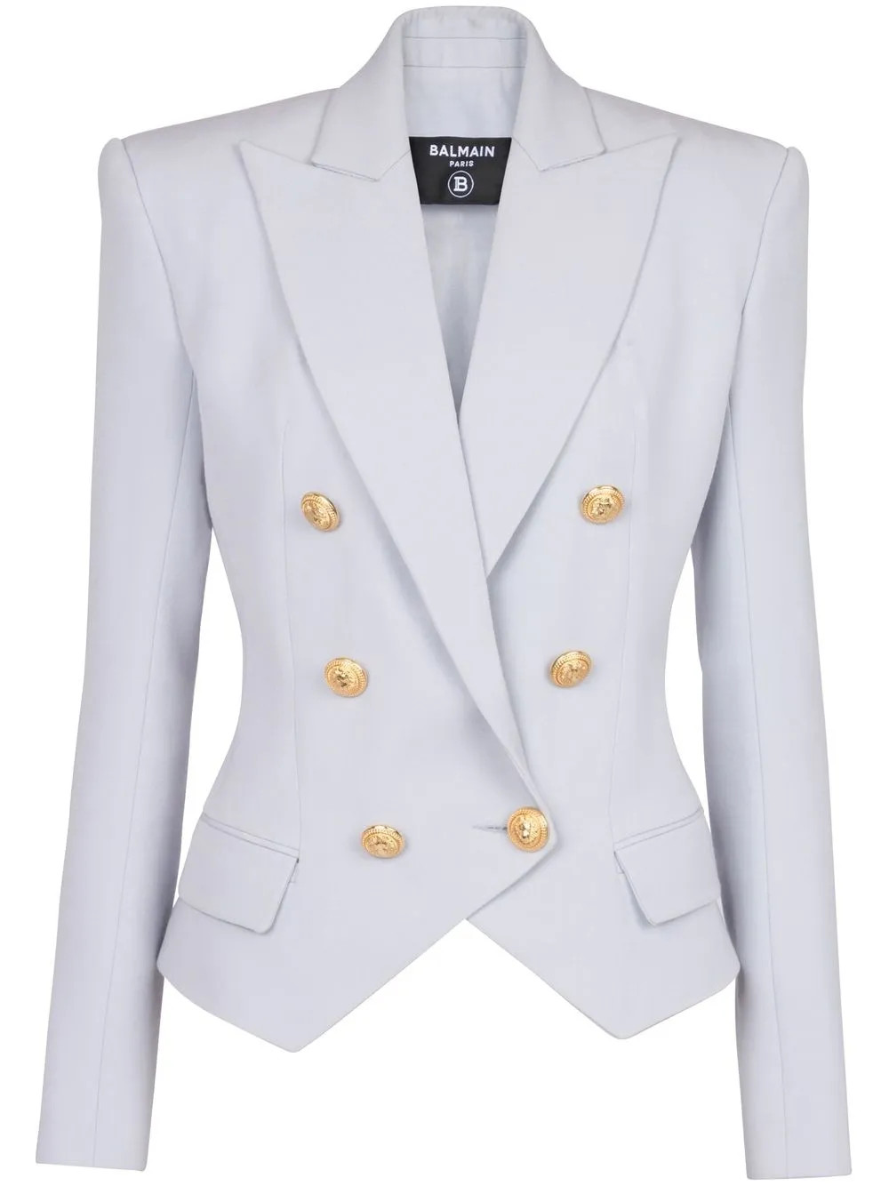 double-breasted wool blazer | Farfetch Global