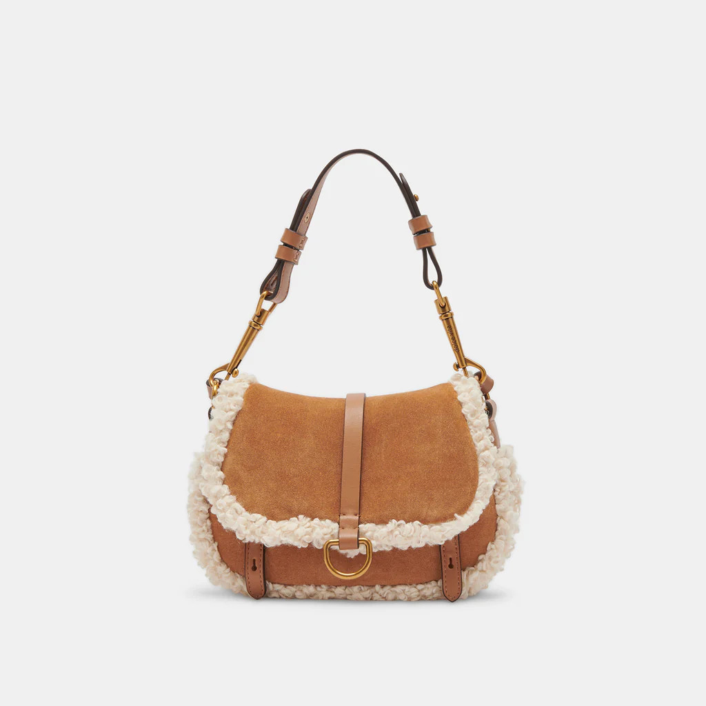 RYLEE CROSSBODY RUSTY OAK SUEDE | DolceVita.com