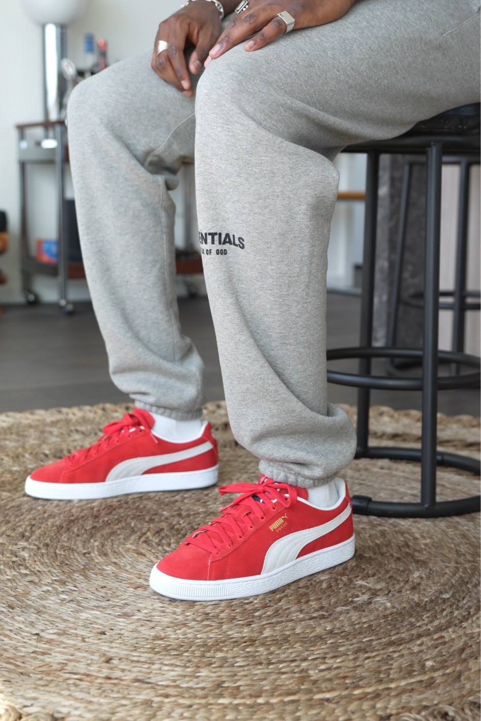 Puma Suedes in Red. Part of my May sneaker rotation.

#LTKmens