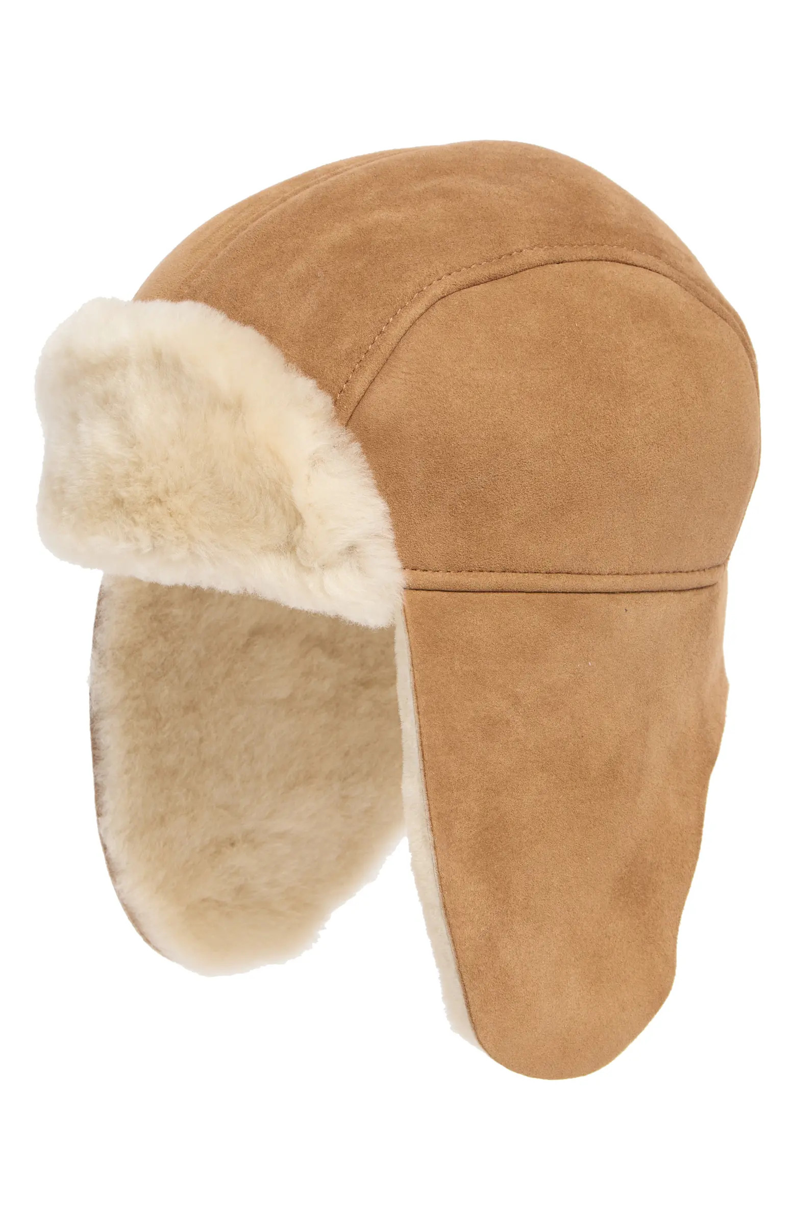 UGG® Genuine Shearling Trapper Hat | Nordstromrack | Nordstrom Rack