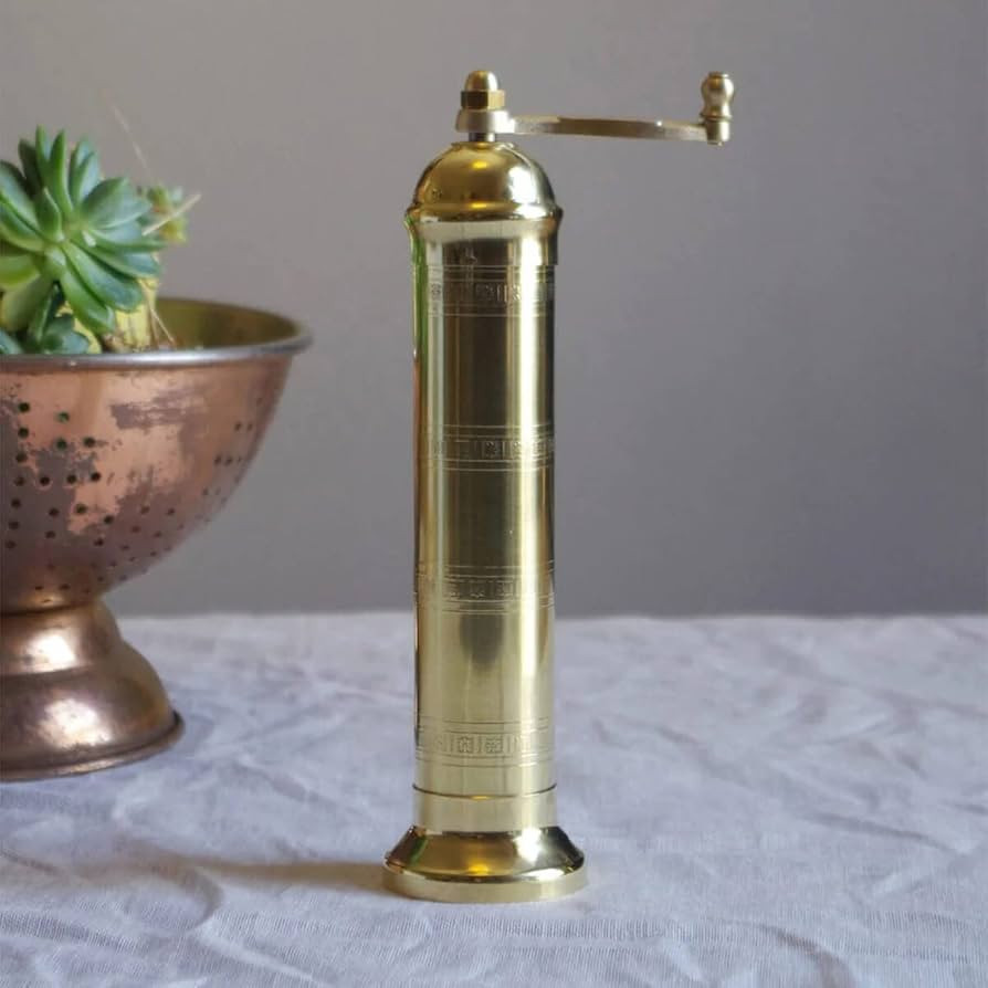 The Original Greek Salt Mill 9 Inch Tall | European Salt Mill Grinder with Crank Handle | Manual ... | Amazon (US)