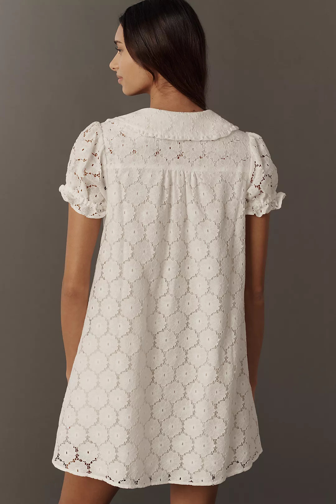 Keira Lace Mini Dress by Pilcro | Anthropologie (US)
