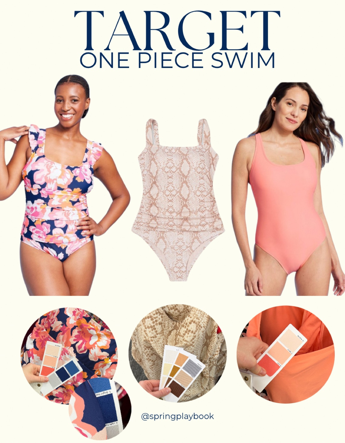 One piece swim from Target: Kona Sol

#createdcolorful #createdcolorfulspring #hocspring #tcispring #pcaspring #lightspring #warmspring #truespring #brightspring #clearspring #paintboxspring #bluespring #hocbrightnavy