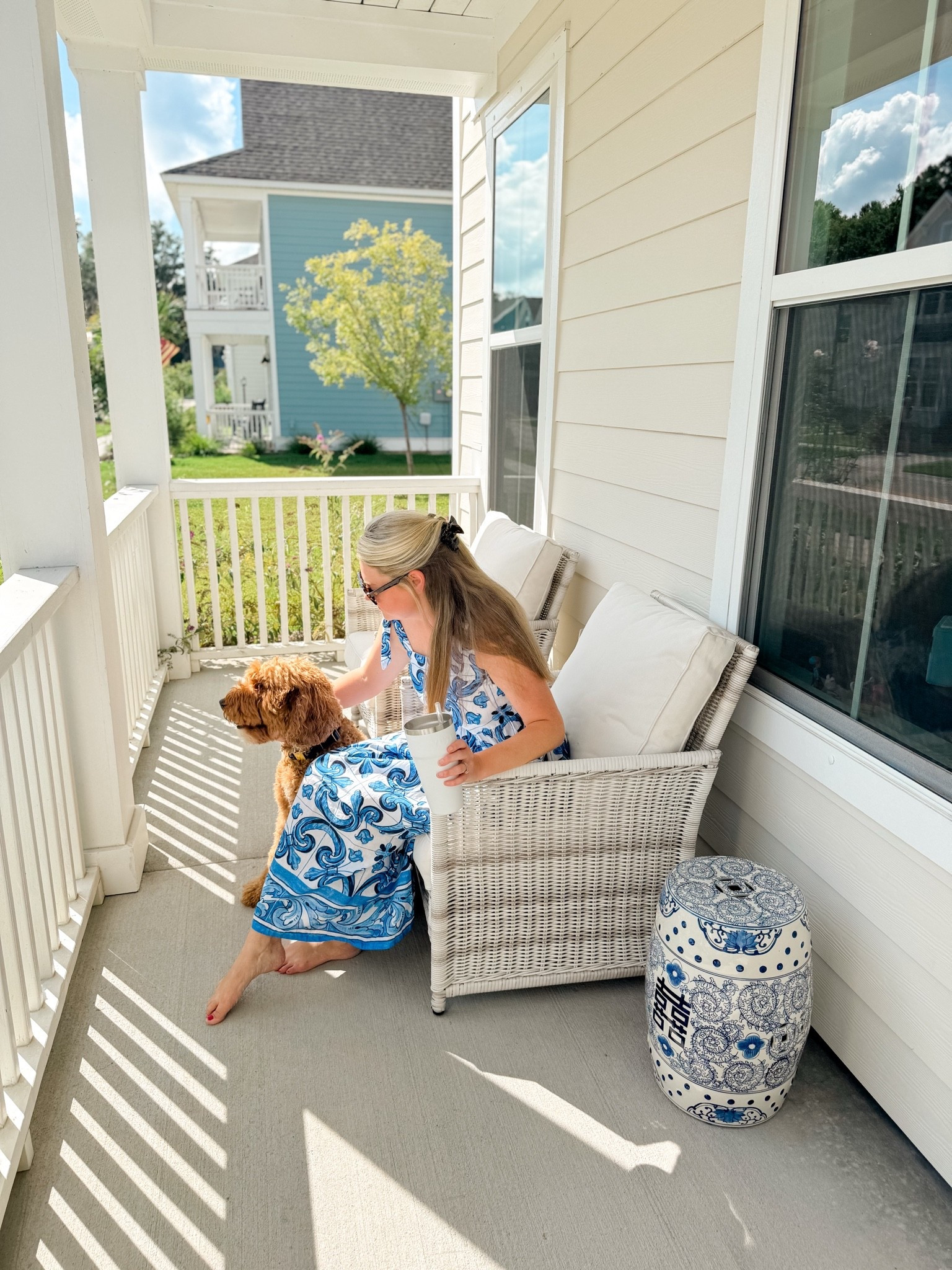 Front Porch ☀️ | Outdoor Furniture | Coastal Design

#LTKHome #LTKSeasonal #LTKmorningroutine