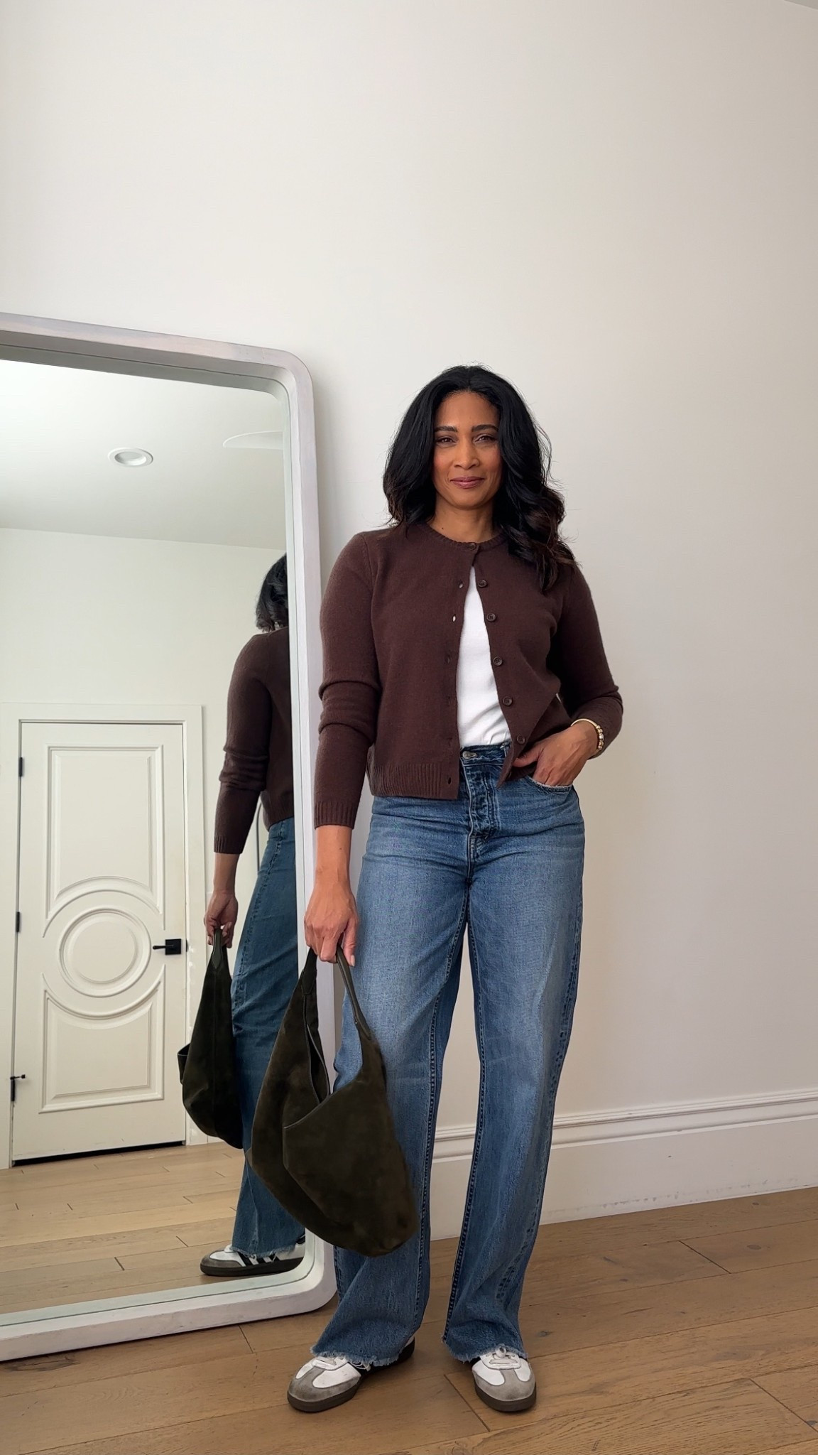 Wear your cardigans into spring with denim and sneaks for a casual outfit.

#LTKOver40 #LTKTall #LTKootd