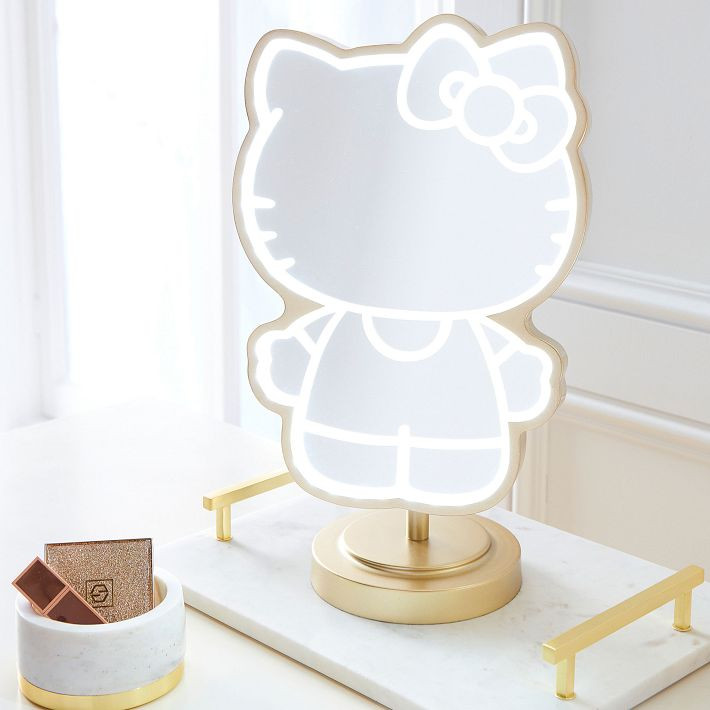 Hello Kitty® LED Vanity Mirror | Pottery Barn Teen