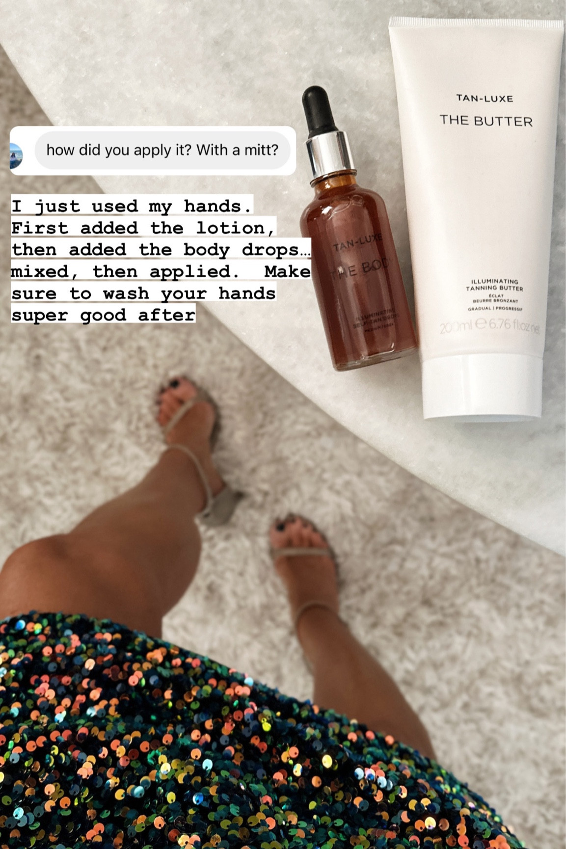 50% off my tanning products! I use the the color medium/ dark 

#LTKCyberWeek #LTKstyletip