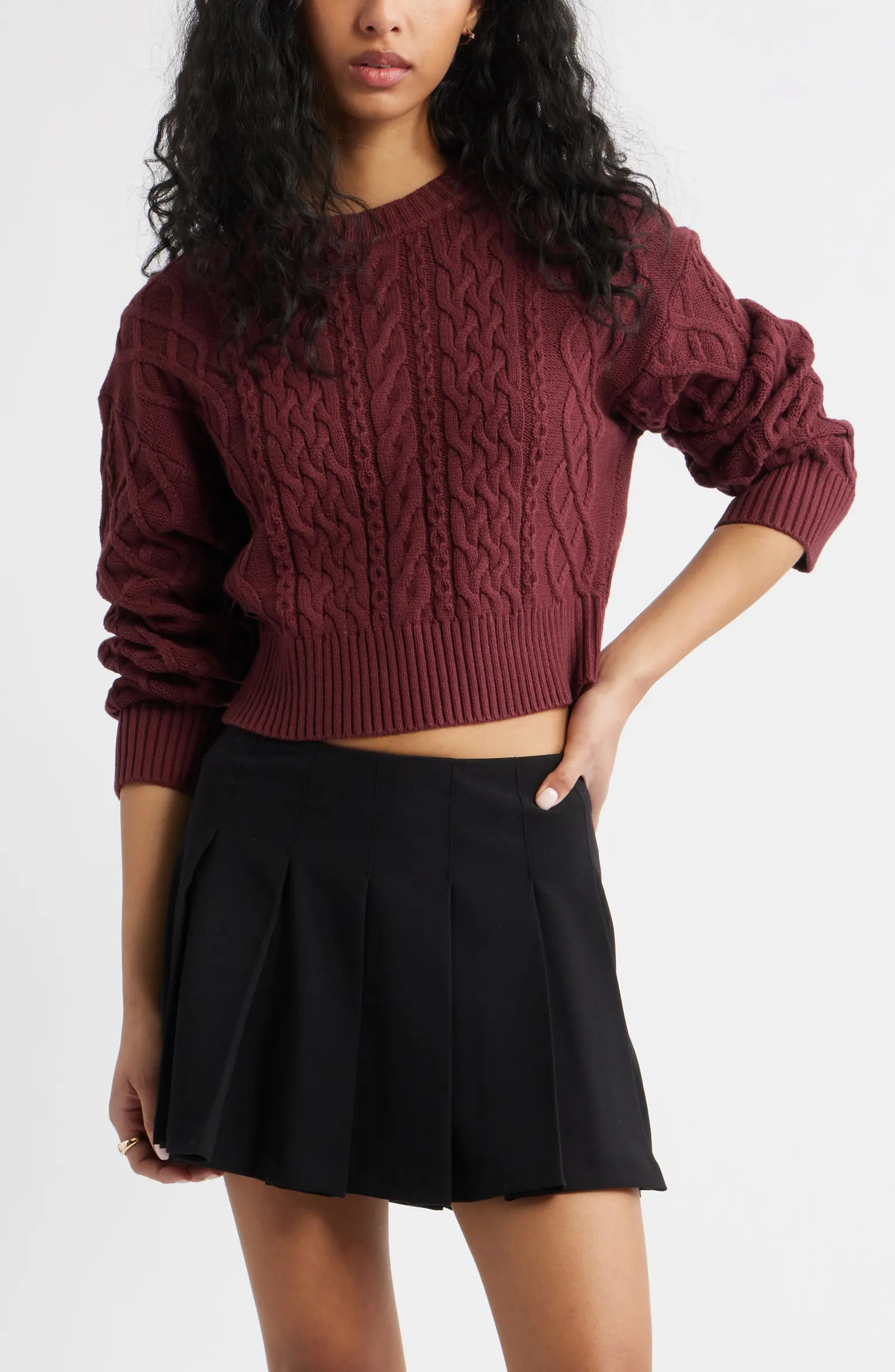Cable Pullover Sweater | Nordstrom