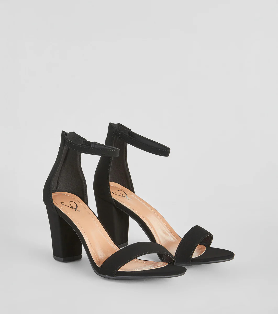 Smooth And Sleek Block Heels | Windsor Stores
