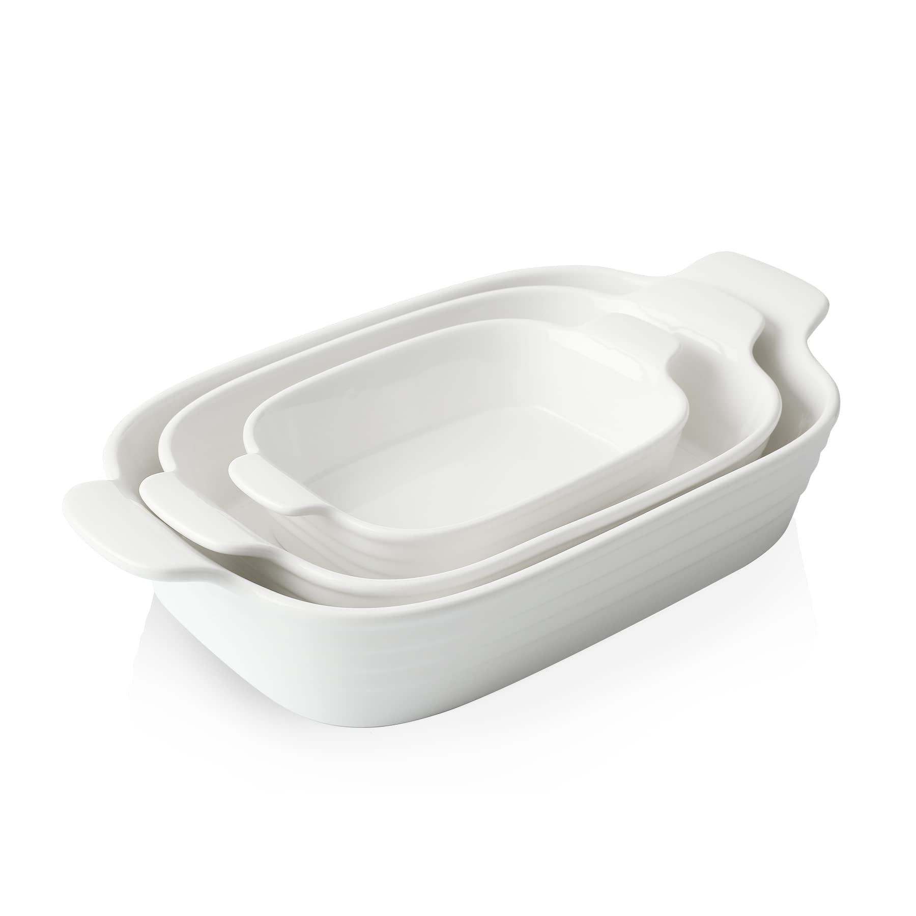 Sweese 535.301 Porcelain Baking Dishes, Non-stick Lasagna Pans, Rectangular Baking Pan set, Casserol | Amazon (US)