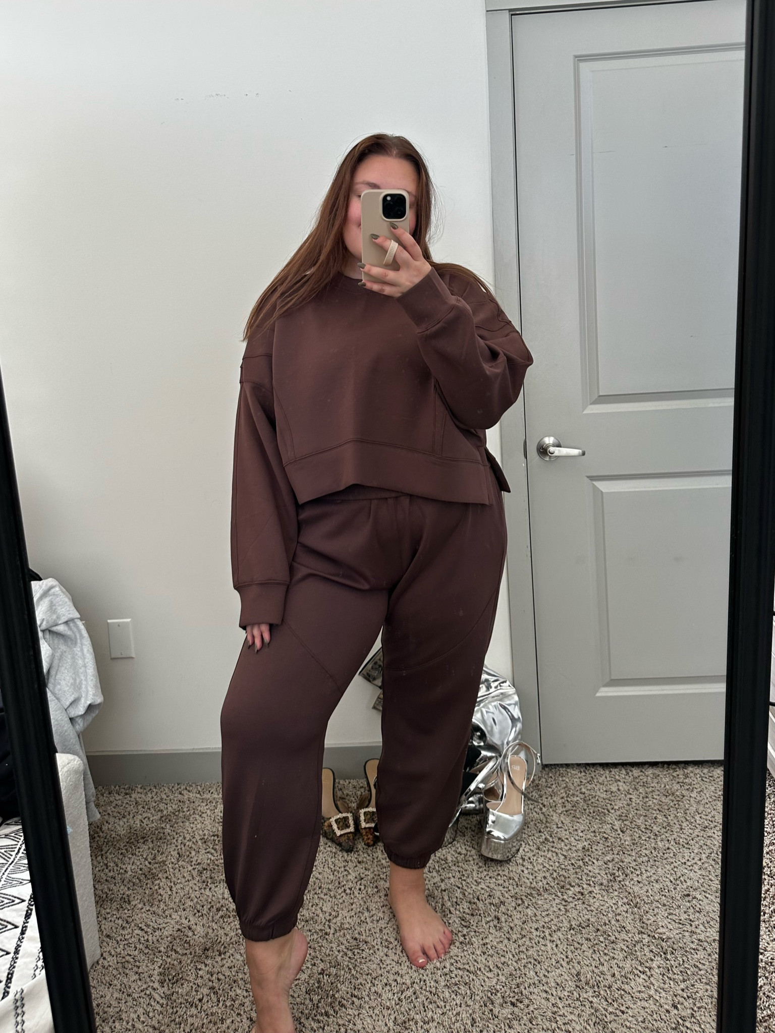 Super comfy and cooling non fleece sweat set! Wearing xxl in both but could do xl! 

#LTKfindsunder100 #LTKCyberWeek #LTKstyletip