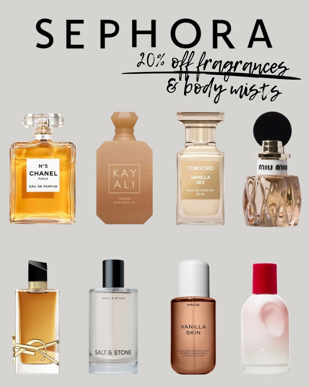 If you still need a last minute gift that never misses, this is it 🎁✨

Sephora is running 20% off full-size fragrances and body mists through Christmas Eve. I linked tried-and-true favorites. Just add to cart and use SAVESCENTS at checkout!

#sephora #sephorasale #fragrance #christmasgifts 

#LTKGiftGuide #LTKSaleAlert #LTKHoliday
