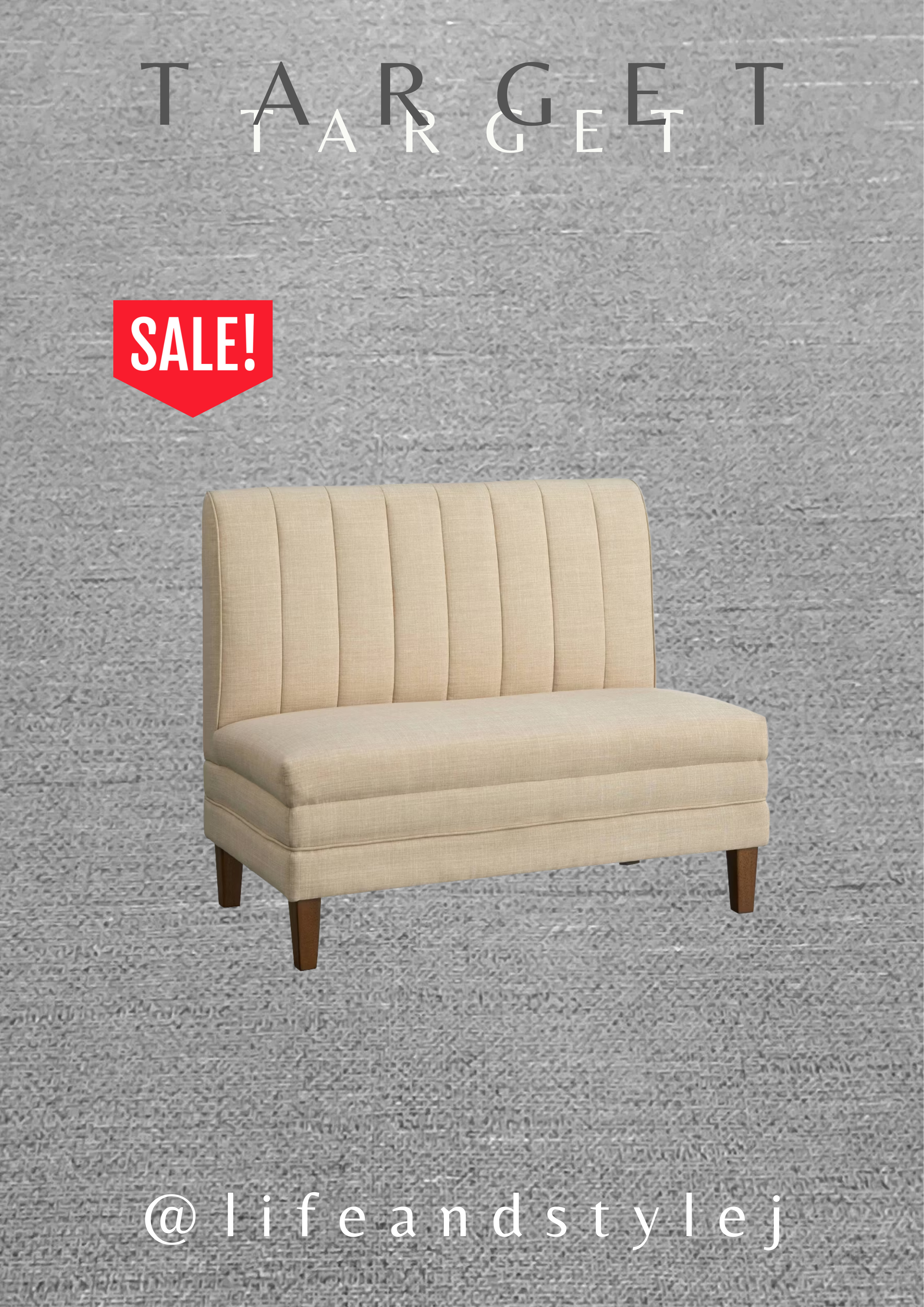 The Target Home Lifestorey Kerrington channel back banquette bench adds timeless comfort to midlife ageless living with its soft lines and elegant shape. Place it along a dining wall or entry nook, style it with a round table, layered cushions, and warm lighting to create a cozy, modern gathering space. #MidlifeHome #AgelessLiving #HomeDecorTrends #TargetHome #DiningNookStyle  

 #LTKHome #LTKSaleAlert