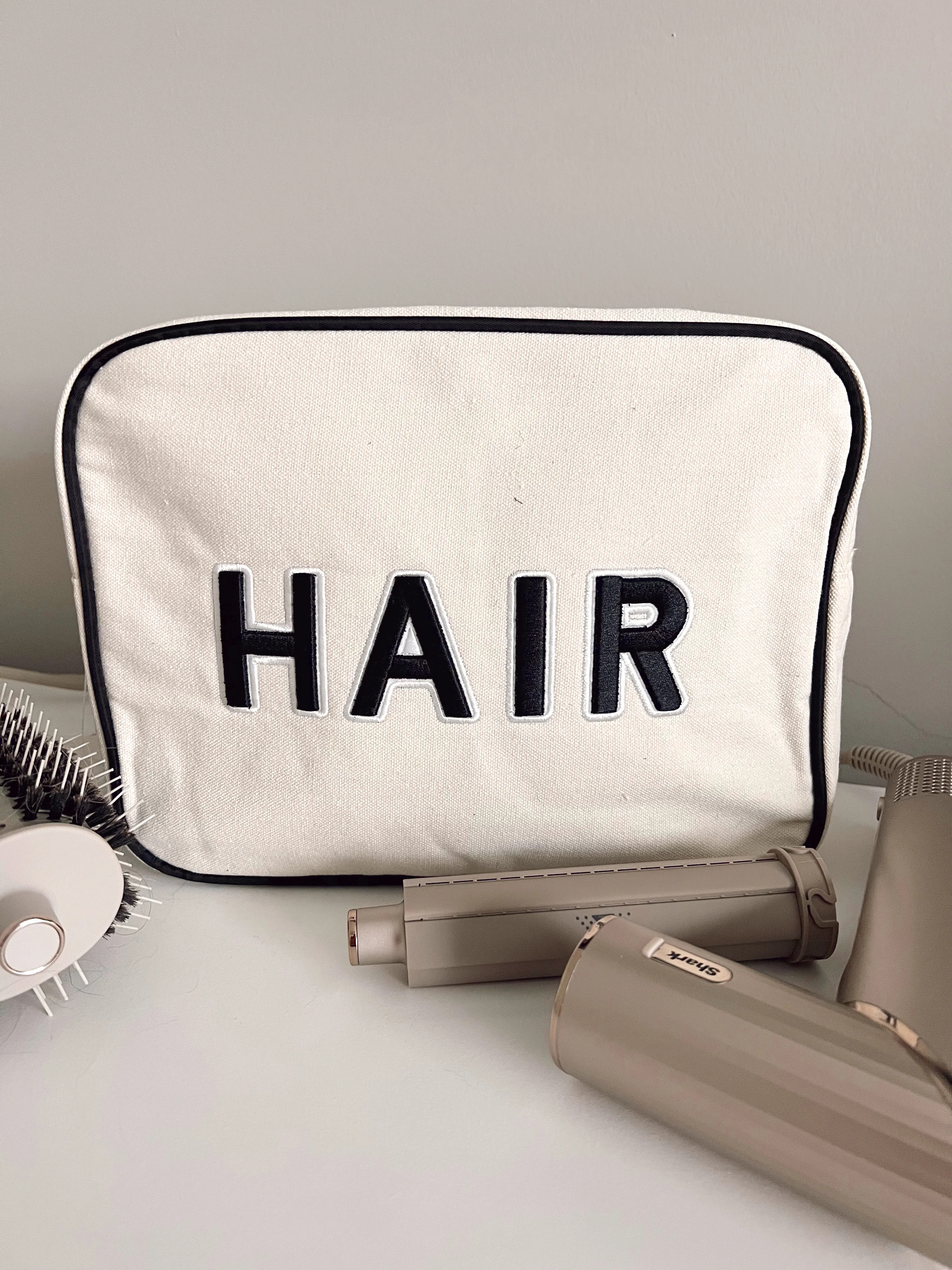 Hair Canvas XL Bag - Black Trim | KenzKustomz