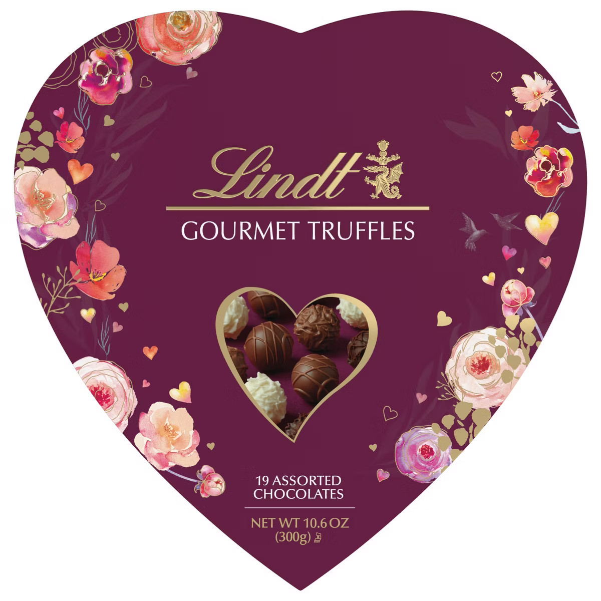 Lindt Valentine's Truffles Heart - 10.6oz | Target