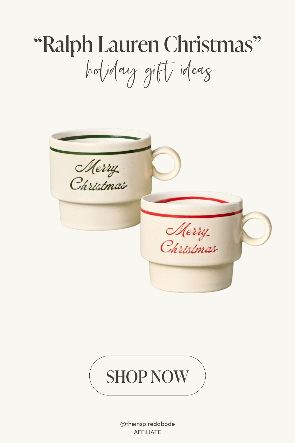 Hot cocoa season, but make it Ralph Lauren-inspired... these plaid mugs are so festive & so affordable too! 

 #LTKGiftGuide #LTKHoliday #LTKHome