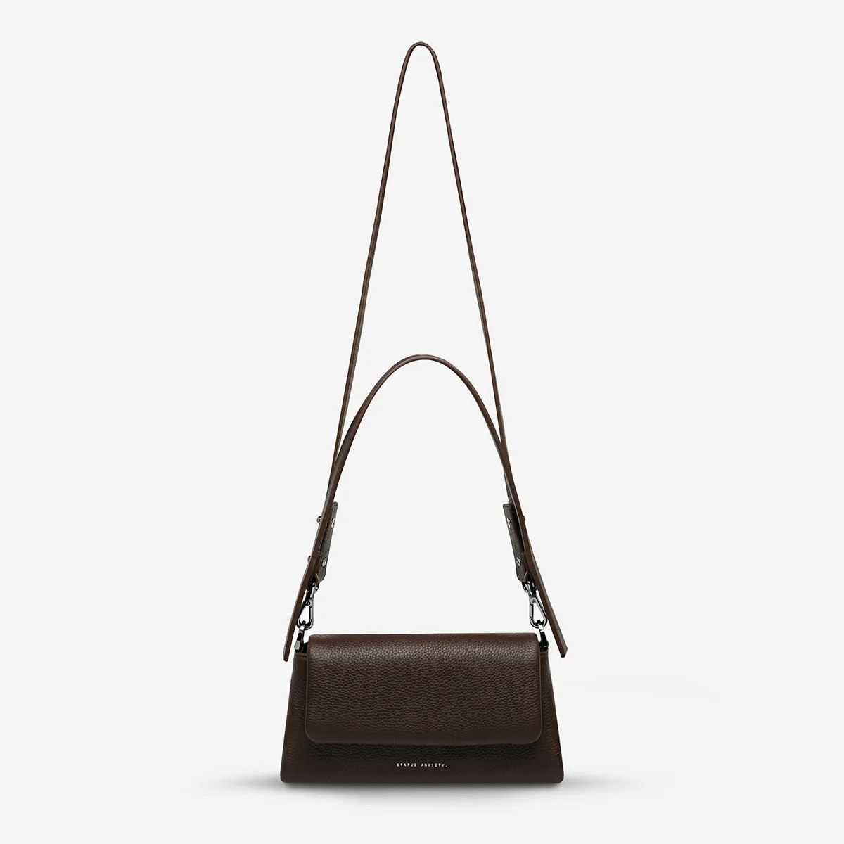 Zenith Women's Cocoa Leather Bag | Status Anxiety® | Status Anxiety 