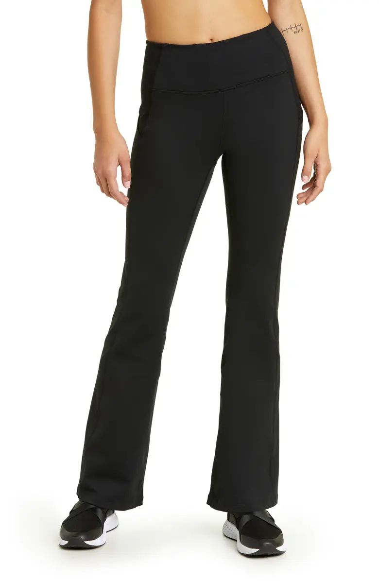 Live In High Waist Pocket Flare Pants | Nordstrom