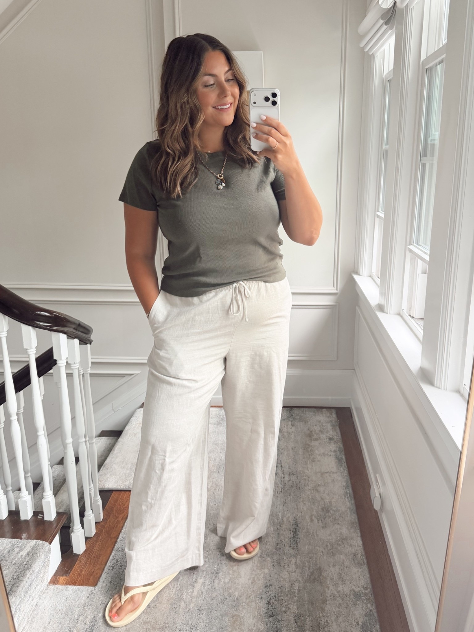 Wearing size XXL Tall in top & 2X in pants. Sharing similar style pants

#LTKootd #LTKSeasonal #LTKMidsize