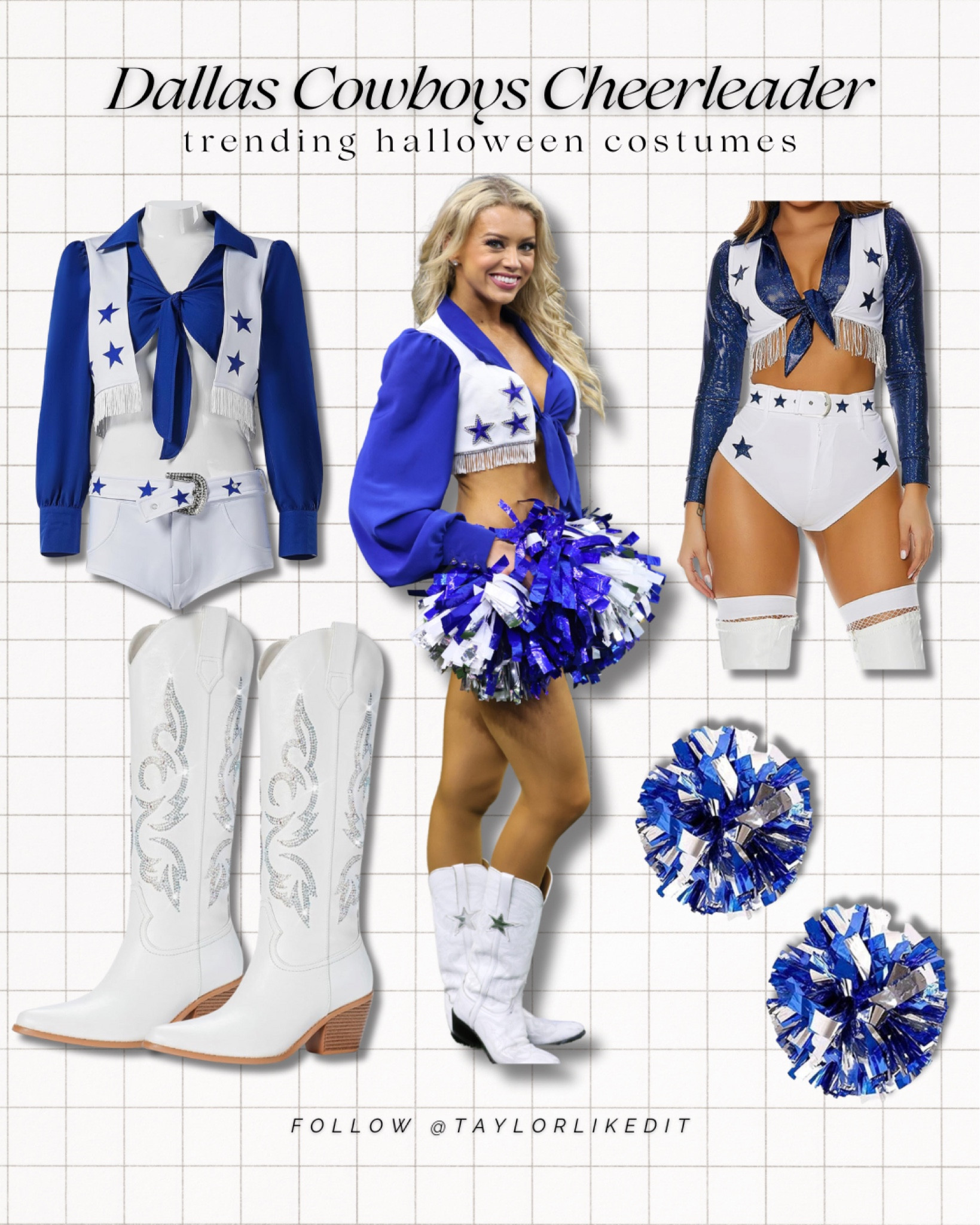 Trending Halloween Costumes💙📣🤍 Dallas Cowboys Cheerleader


#cheerleader #halloweencostume

#LTKSeasonal #LTKHalloween #LTKParties