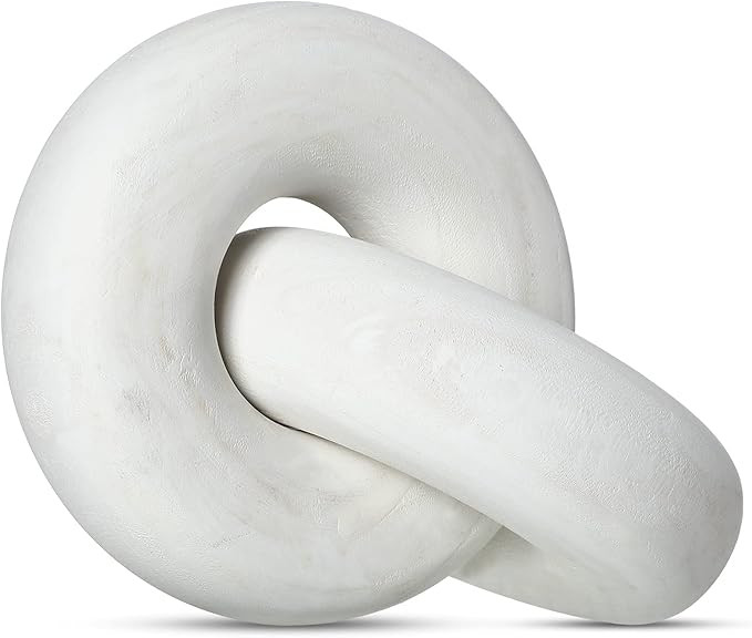 Yalikop 2-Link Wood Chain Decoration Wood Knot Decor Decorative Wood Link Chain Boho Hand Carved ... | Amazon (US)