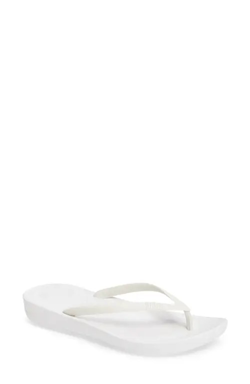 FitFlop iQushion Flip Flop in Urban White at Nordstrom, Size 9 | Nordstrom