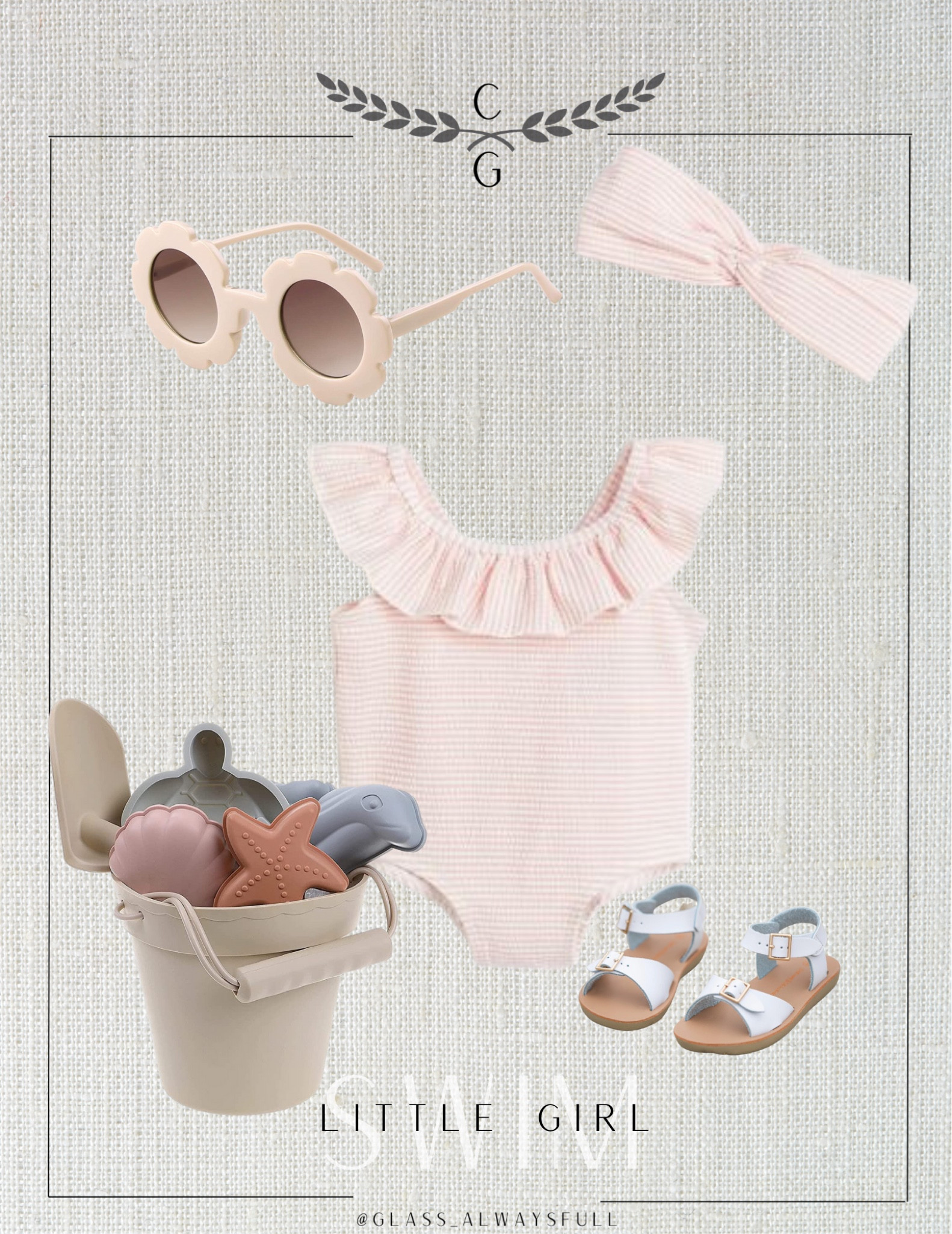 Spring break beach vacation, baby swim, family beach vacation, baby girl swimsuit, toddler girl swimsuit, Easter, Easter basket stuffer, beach toys, baby sunglasses, flower sunglasses, Easter gifts baby, Easter gifts kids, baby sandals, toddler sandals, beach, spring break, spring baby, pool, preppy baby. Callie Glass @glass_alwaysfull


#LTKGiftGuide #LTKbaby #LTKkids