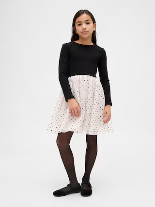 Kids Mixed Media Dress | Gap (US)