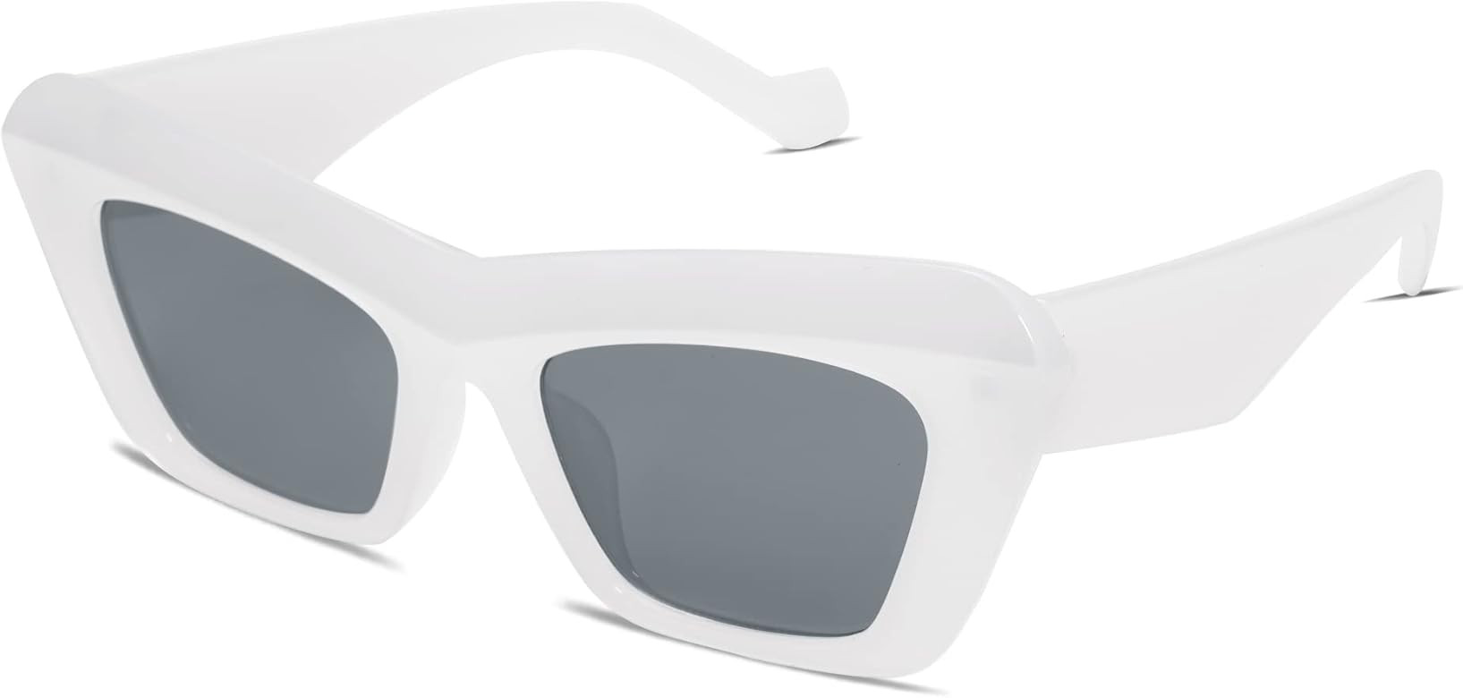 VANLINKER Vintage Oversized Square Cat Eye Sunglasses for Women Retro Cateye Thick Frame Trendy S... | Amazon (US)