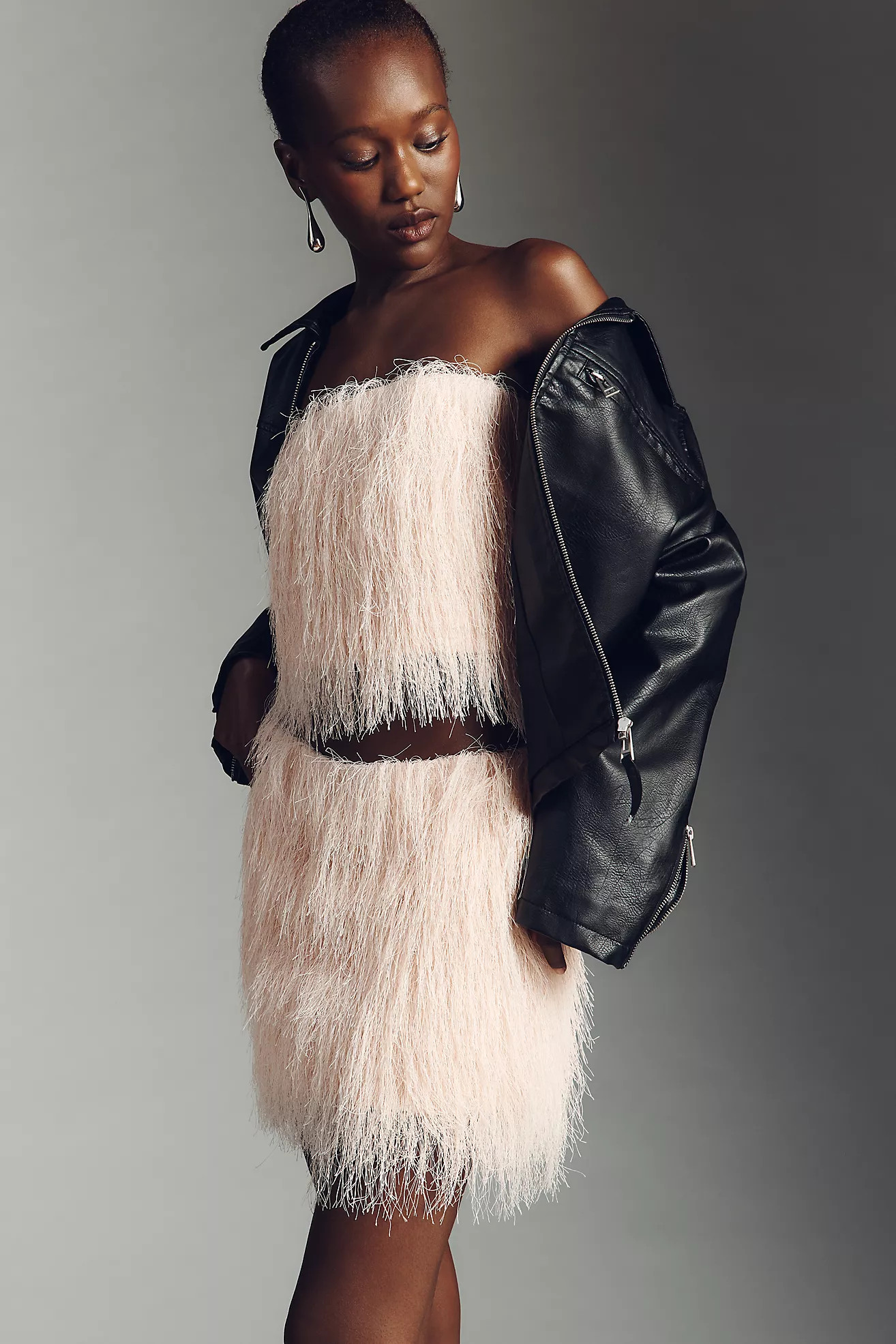 Maeve Fringe Mini Skirt | Anthropologie (US)