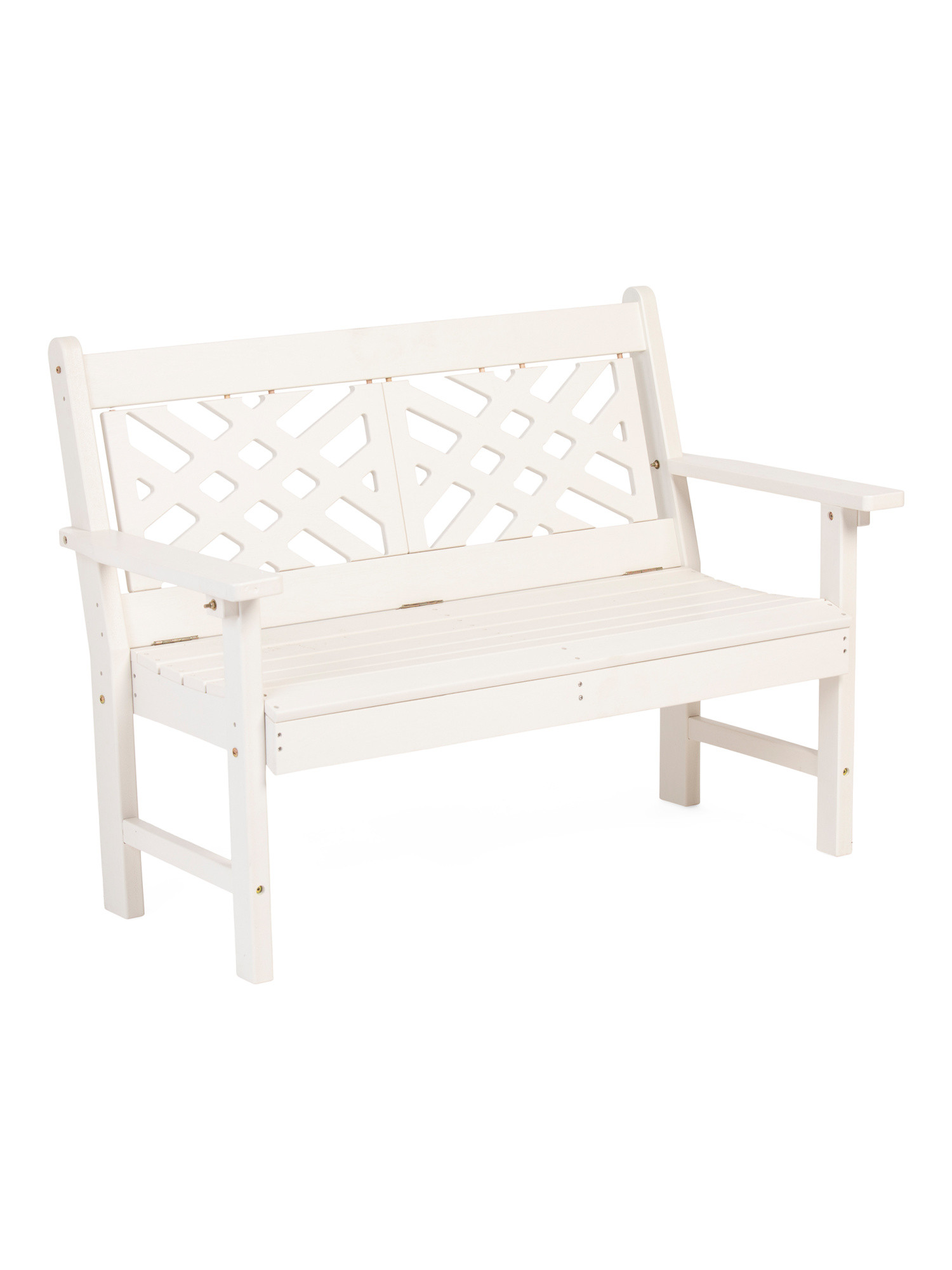 35in Outdoor Criss Cross Bench | Pillows & Decor | Marshalls | Marshalls