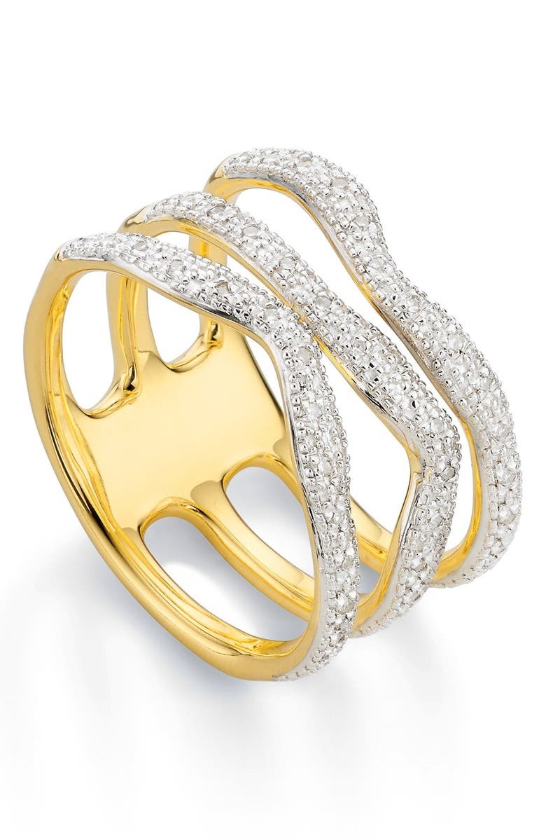'Riva' Three Band Diamond Ring | Nordstrom