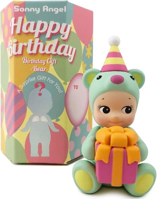 Sonny Angel Birthday Gift Bear Series - 2021 Limited Edition, Original Mini Figure (1) Assorted S... | Amazon (US)