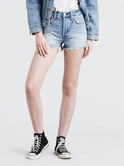 Levi's 501 Button Your Fly High Rise Shorts - Women's 23 | LEVI'S (US)