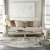 Inspire Me! Home Décor Elegance Multicolor 7'10" x Round Area -Rug, Modern, Abstract, Bed Room, Livi | Amazon (US)