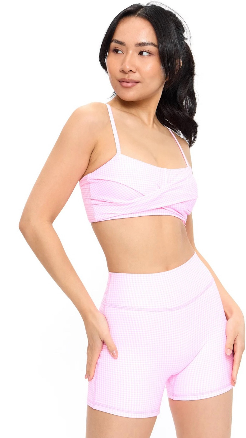 This Buff Bunny set is everything! Cute for lifting, to serve at Pilates, or run errands! Love girly gingham activewear 

#activewear #gingham #matchingset #athleisure #pinkworkoutset 

#LTKFindsUnder50 #LTKActive #LTKfitnessgoals