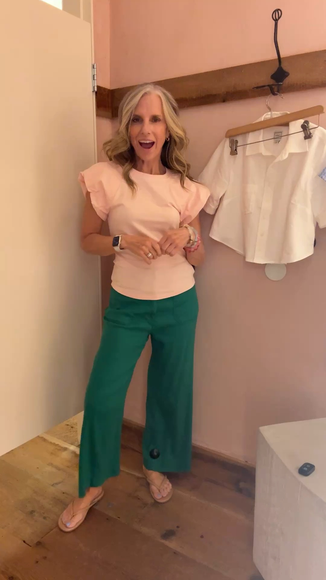 The softest linen ever has entered the chat!!! Wearing 27 and XS top

#LTKOver40 #LTKgrwm #LTKootd