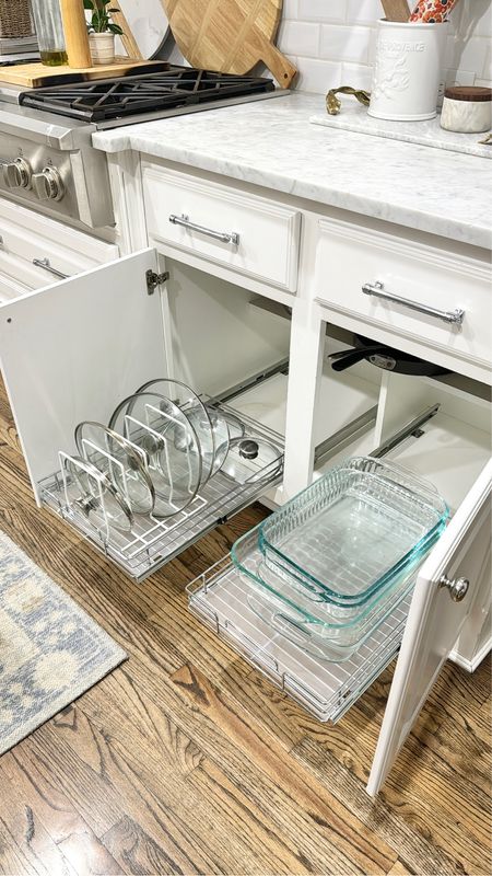 I cannot tell you how happy these cabinet pullouts make me! I installed them myself in about 30 minutes. Just bought more for the rest of my cabinets. 

#LTKhome
