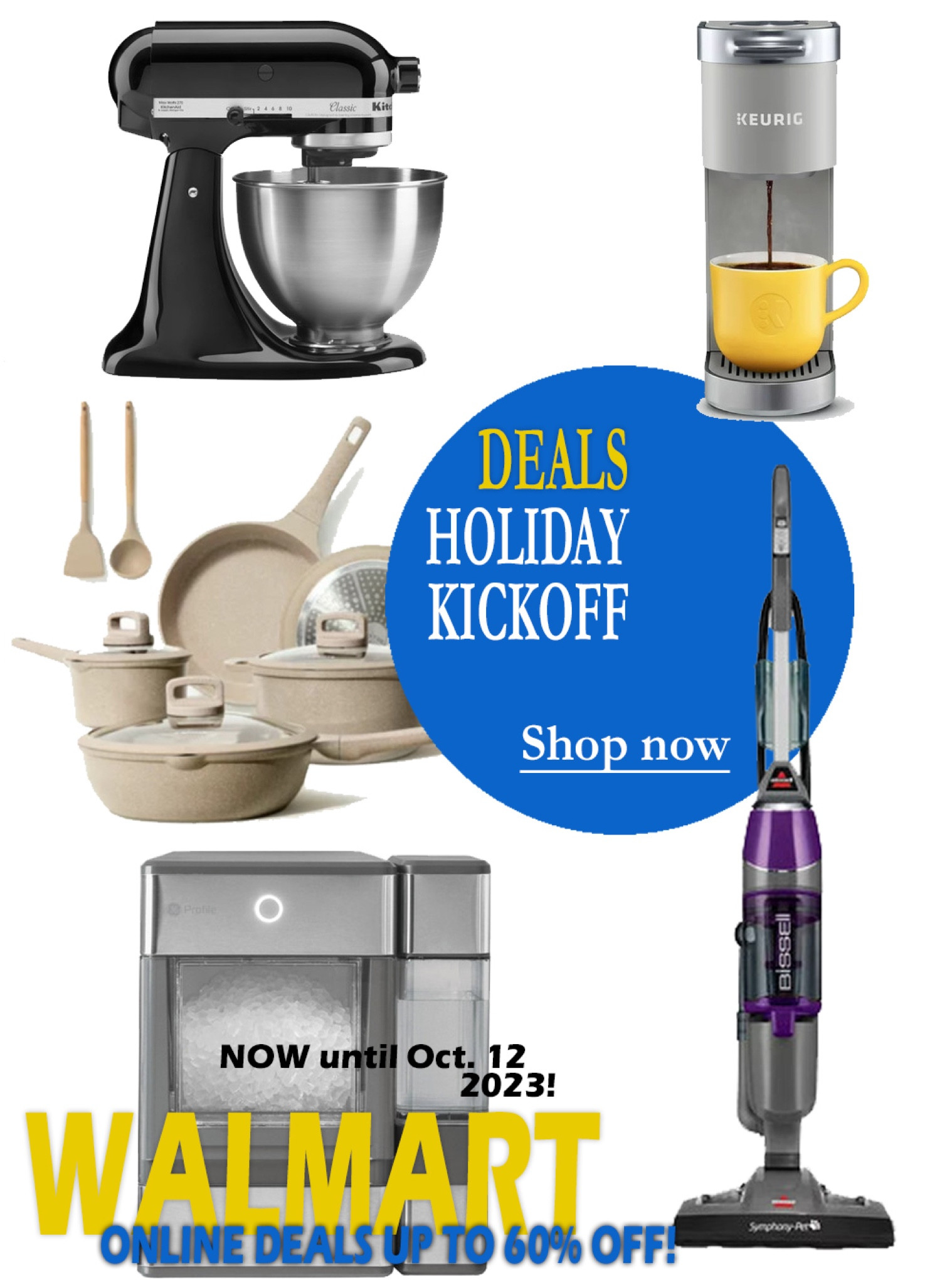Walmart HOLIDAY KICKOFF Deals! Now until October 12th!!! Christmas shopping here I come! 

#LTKGiftGuide #LTKHolidaySale #LTKSeasonal