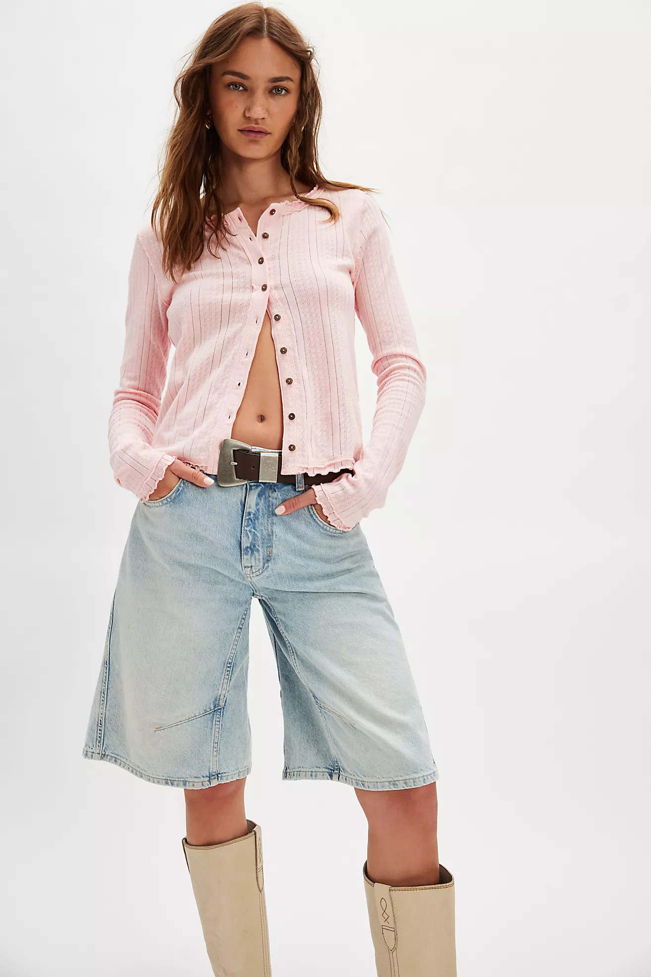 We The Free Penny Pointelle Cardi | Free People (Global - UK&FR Excluded)