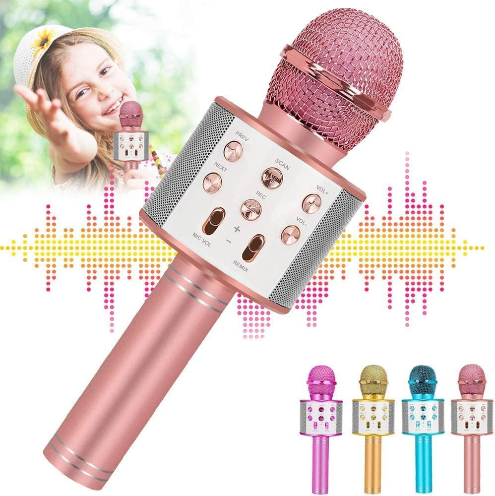 Kids Karaoke Microphone for Girl Gifts: Top 2025 Girl Toys for 3 4 5 6 7 8 9 10 Year Old Girl Chr... | Amazon (US)