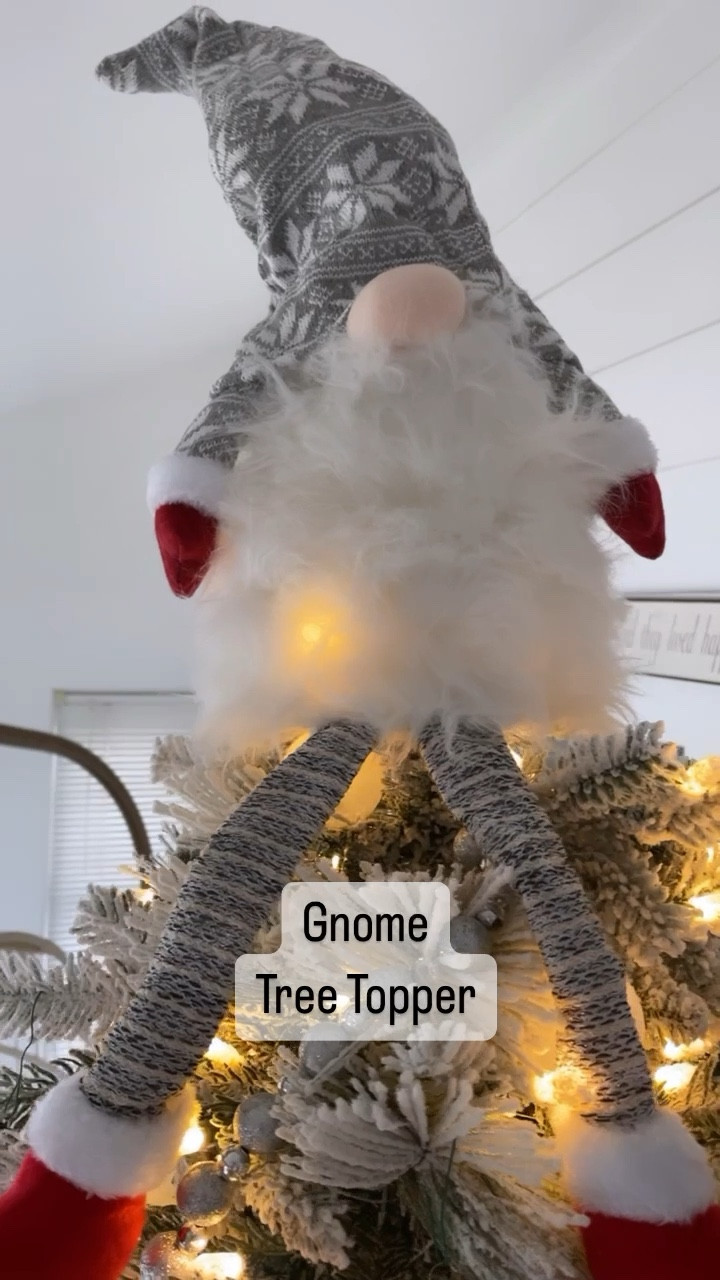 How cute is this gnome tree topper! 

#LTKhome #LTKSeasonal #LTKHoliday
